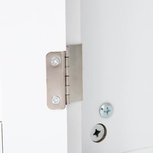 103" Minimalist Entertainment Center Wall Unit Set with Bridge for TVs Up to 75'',Ample Storage Space TV Stand W/Adjustable Shelves,Modernist Large Media Console for Living Room,White