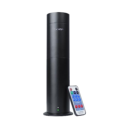 Diffuser- Waterless Diffuser Machine-Diffusers for Home-Essential Oil Diffusers-Studio Scent Diffuser-Waterless-Large Room-Cold Air-Office Fragrance-Remote Control (Black)