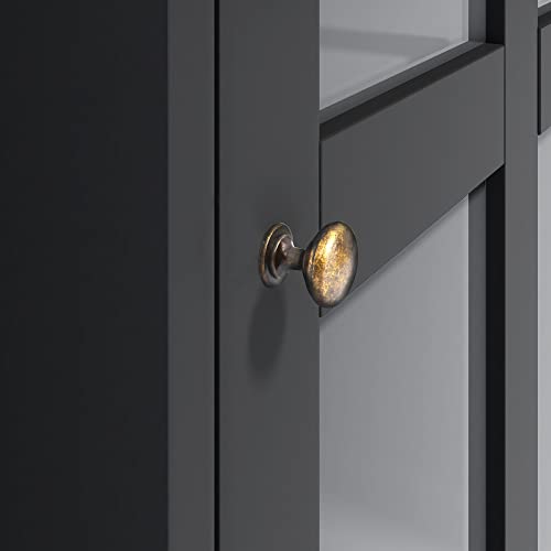 103" Minimalist Entertainment Center Wall Unit Set with Bridge for TVs Up to 75'',Ample Storage Space TV Stand W/Adjustable Shelves,Modernist Large Media Console for Living Room,White