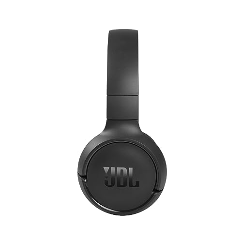 JBL Tune 510BT - Bluetooth headphones with up to 40 hours battery, microphone for call, foldable and comfortable, Android and iOs compatible (White)