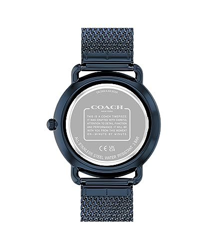 Coach Elliot Men's Watch| Contemporary Elegance with Signature Detailing | Fashion Timepiece for Everyday Wear