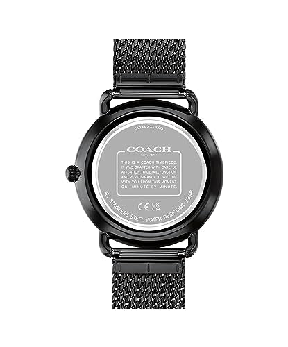 Coach Elliot Men's Watch| Contemporary Elegance with Signature Detailing | Fashion Timepiece for Everyday Wear
