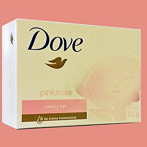 Dove Beauty Bar Soap Pink Rosa 6 Count for Soft, Smooth Skin, Cleans & Moisturizes 3.75 oz