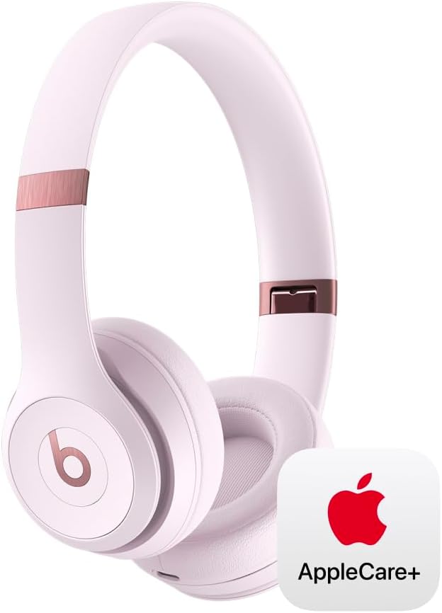 Beats Solo 4 - Wireless On-Ear Bluetooth Headphones, Up to 50-Hour Battery Life, Ultra-Lightweight Comfort, Powerful and Balanced Sound, Apple & Android Compatible - Black & Gold