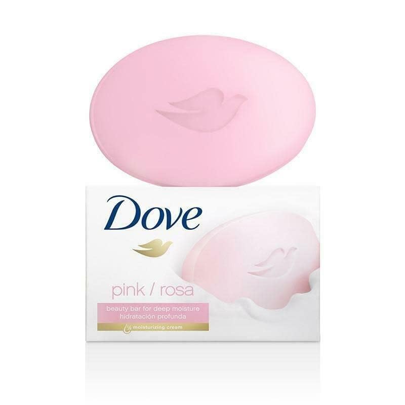 Dove Beauty Bar Soap Pink Rosa 6 Count for Soft, Smooth Skin, Cleans & Moisturizes 3.75 oz