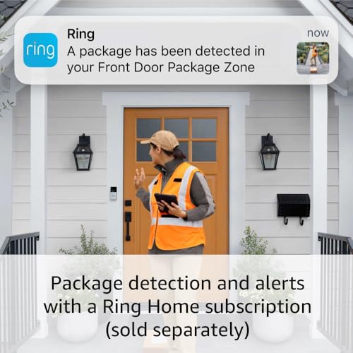 Ring Battery Doorbell, Head-to-Toe Video, Live View with Two-Way Talk, and Motion Detection & Alerts (2024 release), Venetian Bronze