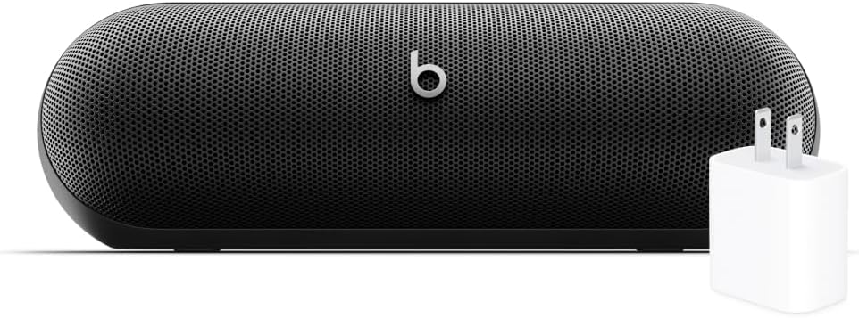 Beats Pill - Portable Bluetooth Speaker- Up to 24H Battery Life, Water Resistant, Bluetooth, Apple & Android Compatible, Seriously Loud Sound for Home, Outdoor and Travel- Champagne Gold