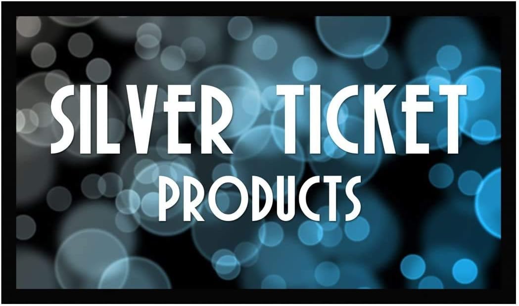 Silver Ticket Products STR Series 6 Piece White 1.1 Gain 120" Diagonal 16:9 Format Projection Screen, Aluminum Frame, Wall Mounted, 109.25x63.625 inches STR-169120