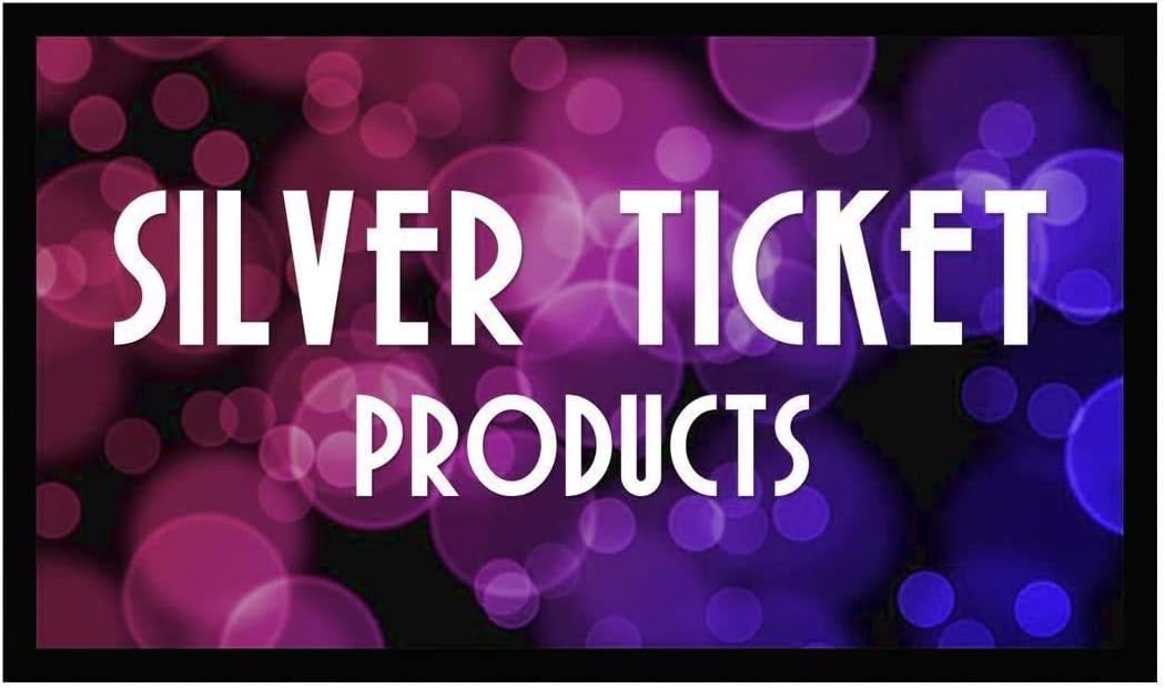 Silver Ticket Products STR Series 6 Piece White 1.1 Gain 120" Diagonal 16:9 Format Projection Screen, Aluminum Frame, Wall Mounted, 109.25x63.625 inches STR-169120