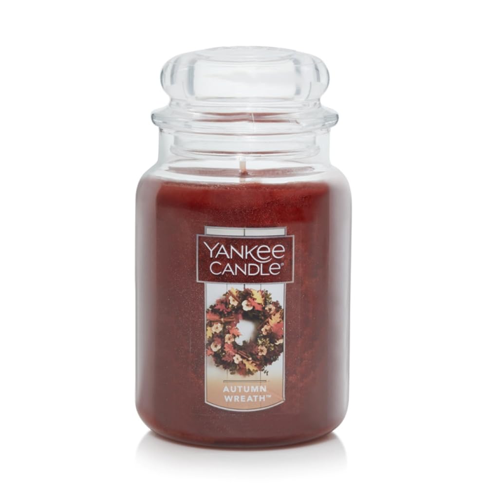 Yankee Candle Home Sweet Home Scented, Classic 22oz Large Jar Single Wick Candle, Over 110 Hours of Burn Time, Ideal for Fall, Outdoors, Home and Christmas Decorations