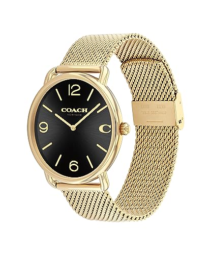 Coach Elliot Men's Watch| Contemporary Elegance with Signature Detailing | Fashion Timepiece for Everyday Wear