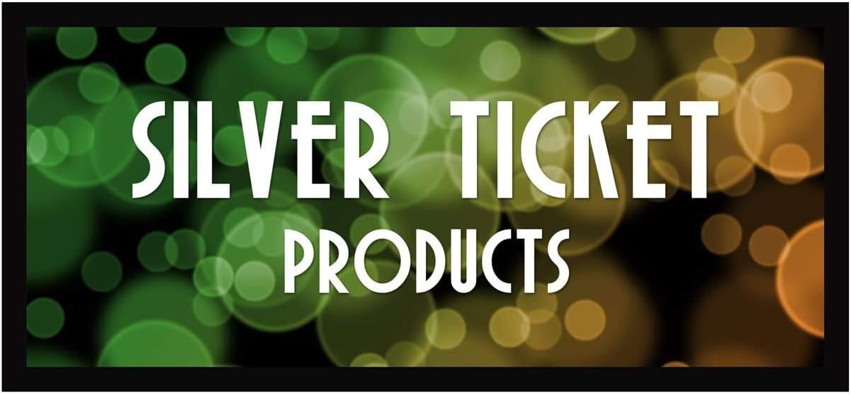 Silver Ticket Products STR Series 6 Piece White 1.1 Gain 120" Diagonal 16:9 Format Projection Screen, Aluminum Frame, Wall Mounted, 109.25x63.625 inches STR-169120