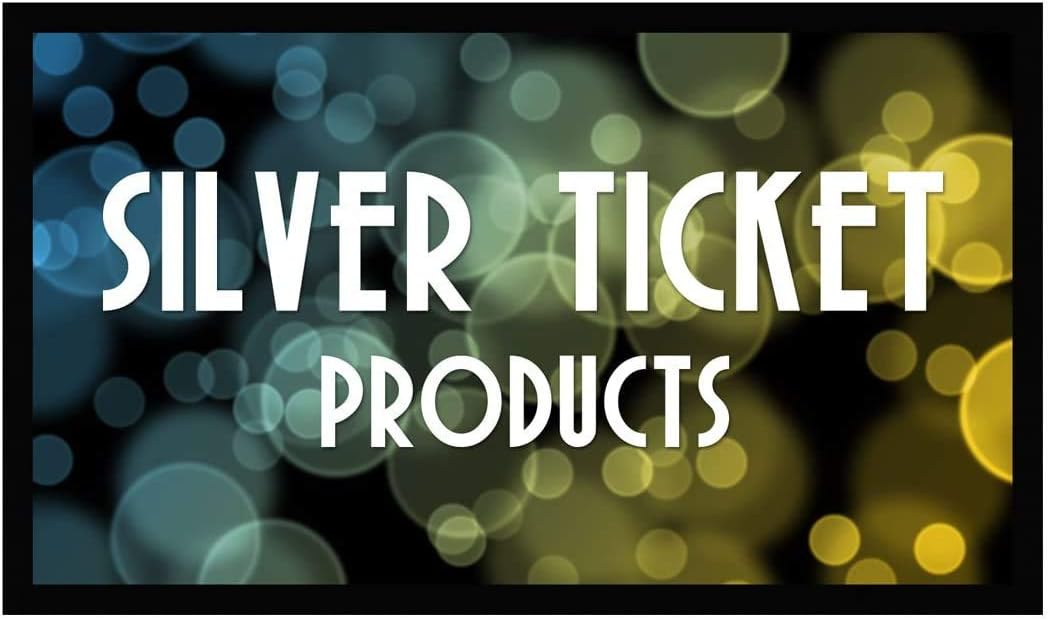 Silver Ticket Products STR Series 6 Piece White 1.1 Gain 120" Diagonal 16:9 Format Projection Screen, Aluminum Frame, Wall Mounted, 109.25x63.625 inches STR-169120