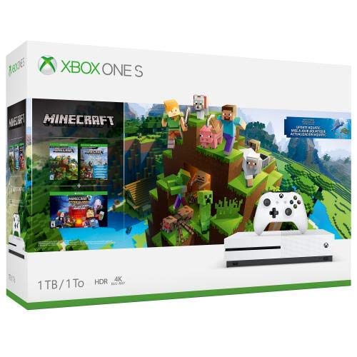 Xbox One S 1TB Console – Minecraft Bundle (Renewed)