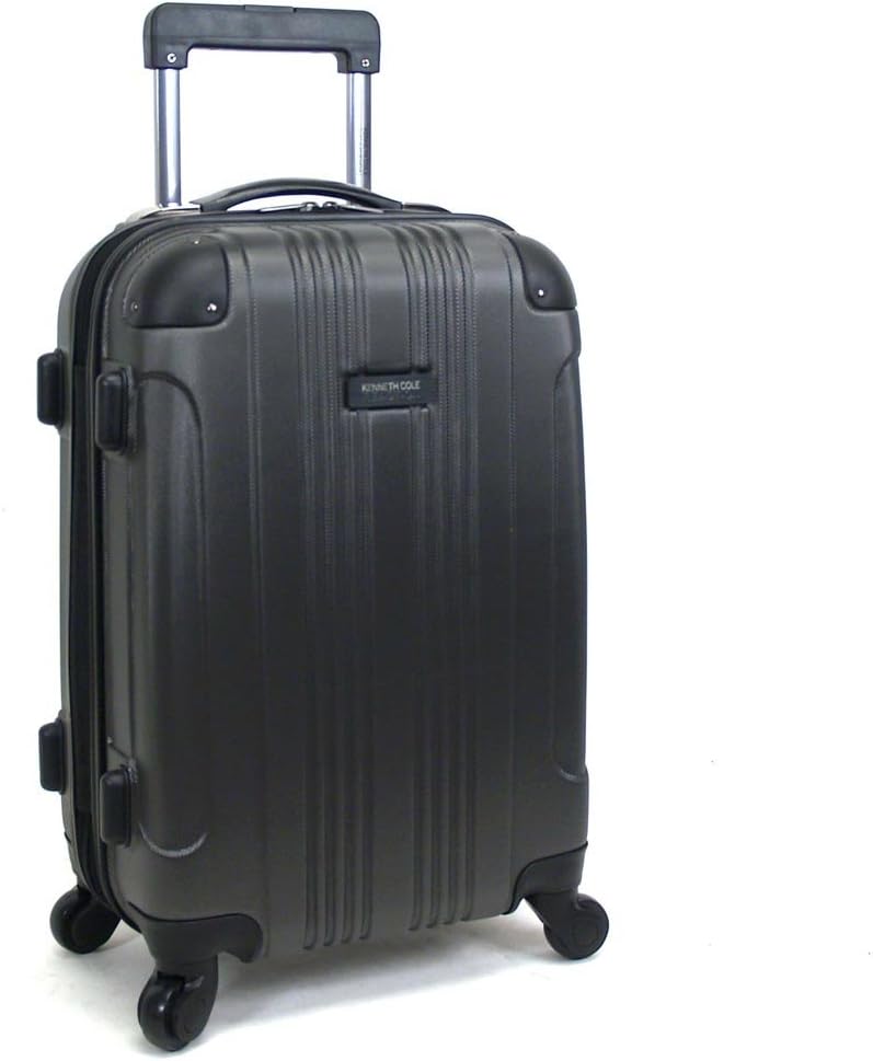 Kenneth Cole REACTION Out of Bounds Lightweight Hardshell 4-Wheel Spinner Luggage, Rose Gold, 2-Piece Set (20" & 28")