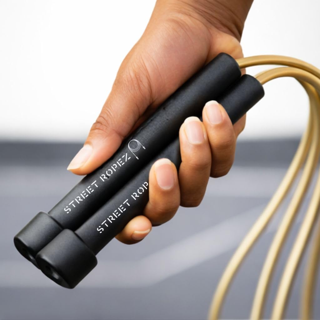Street Ropez Royalty Double Dutch Jump Ropes (Set of 2) – 14 ft, Heavy-Weight, Tangle-Free, No Doubling Needed, Perfect for Beginners & Pros + Bonus Storage Bag