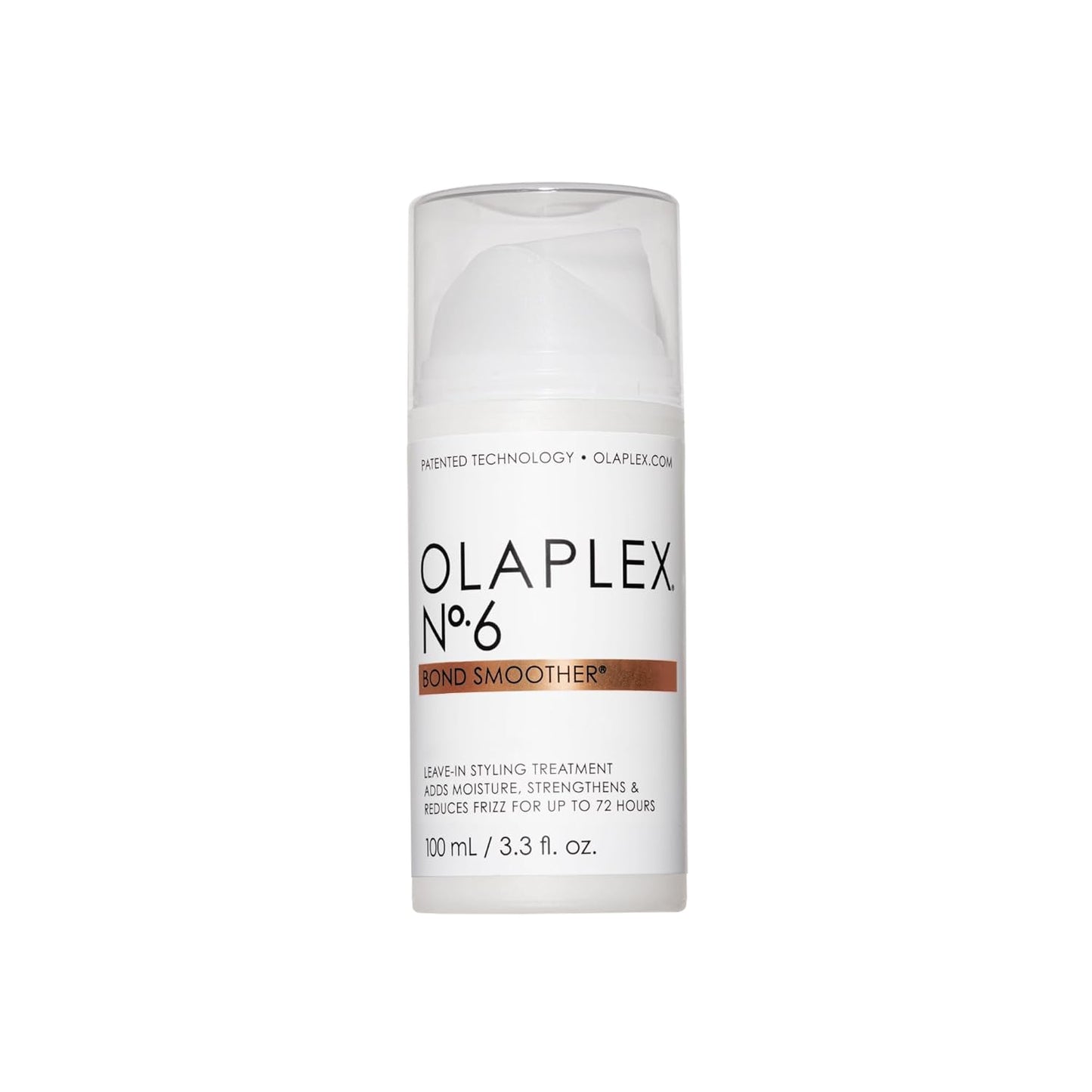 Olaplex No. 6 Bond Smoother, Leave-In Styling Hair Cream Treatment, Smooths, Conditions, & Strengthens, Frizz Control for Up to 72 Hours, For All Hair Types, 3.3 fl oz