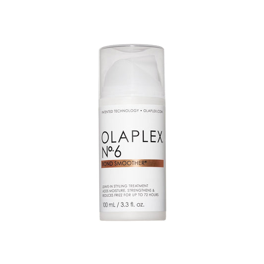 Olaplex No. 6 Bond Smoother, Leave-In Styling Hair Cream Treatment, Smooths, Conditions, & Strengthens, Frizz Control for Up to 72 Hours, For All Hair Types, 3.3 fl oz