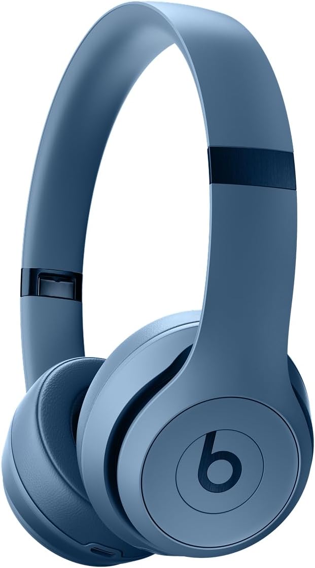 Beats Solo 4 - Wireless On-Ear Bluetooth Headphones, Up to 50-Hour Battery Life, Ultra-Lightweight Comfort, Powerful and Balanced Sound, Apple & Android Compatible - Black & Gold