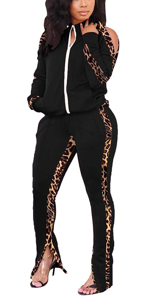 TOPONSKY Women Casual 2 Piece Outfit Long Pant Set Sweatsuits Tracksuits