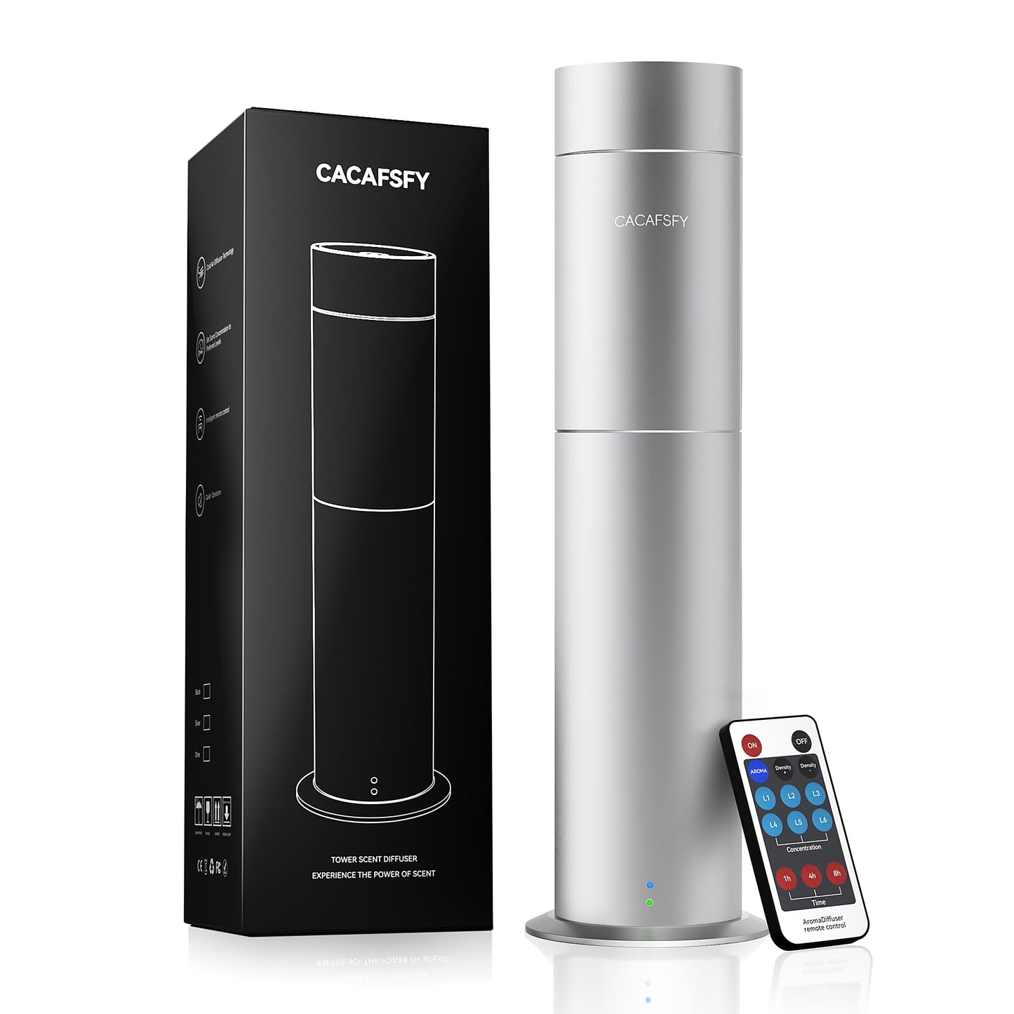 डिफ्यूज़र- वाटरलेस डिफ्यूज़र मशीन-घर के लिए डिफ्यूज़र-एसेंशियल ऑयल डिफ्यूज़र-स्टूडियो सेंट डिफ्यूज़र-वाटरलेस-बड़ा कमरा-ठंडी हवा-ऑफिस खुशबू-रिमोट कंट्रोल (काला) 