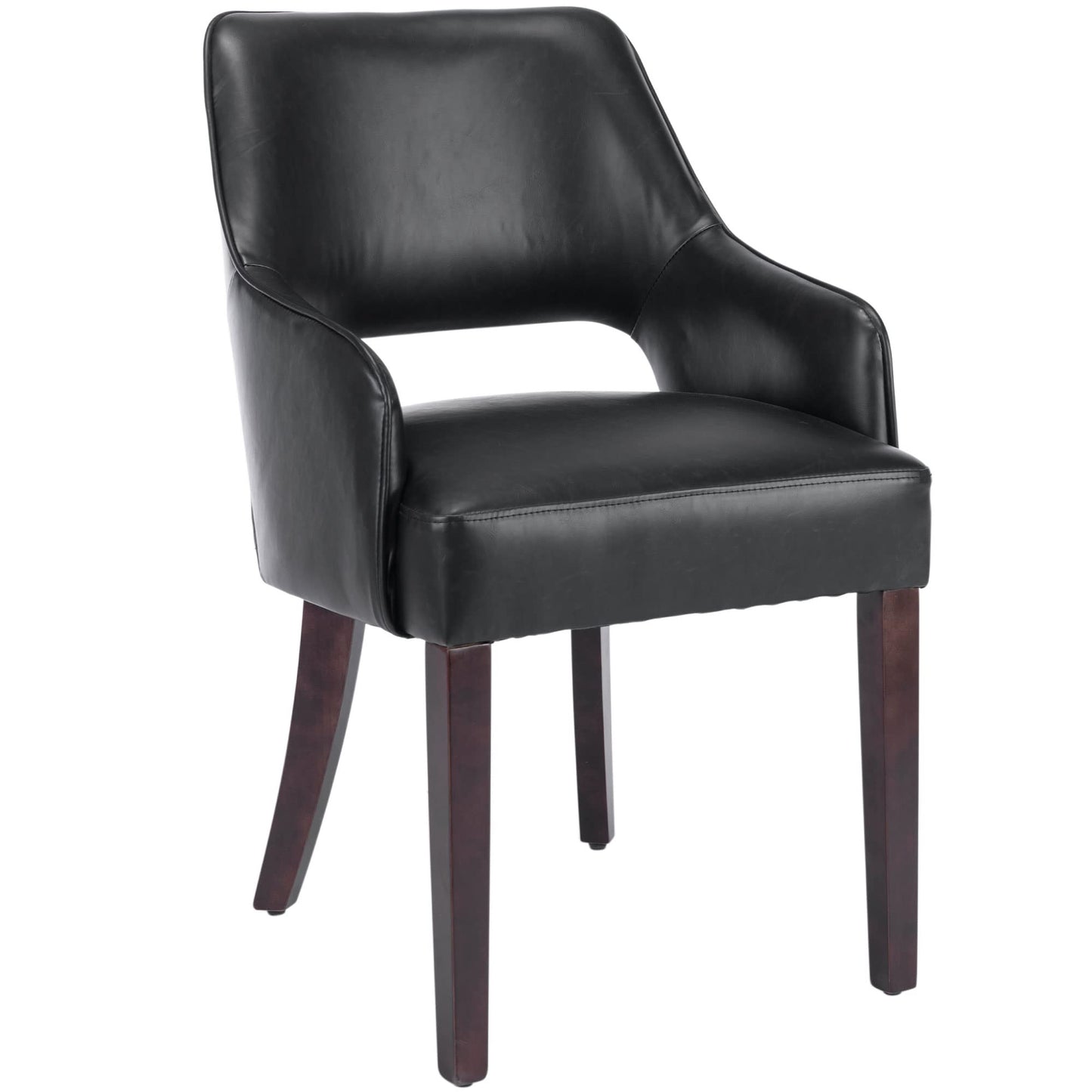 Linen Dining Chairs Set of 4 Upholstered Accent Chairs Side Chair with Wood Legs for Living Room/Dining Room/Bedroom/Restaurant, Cream