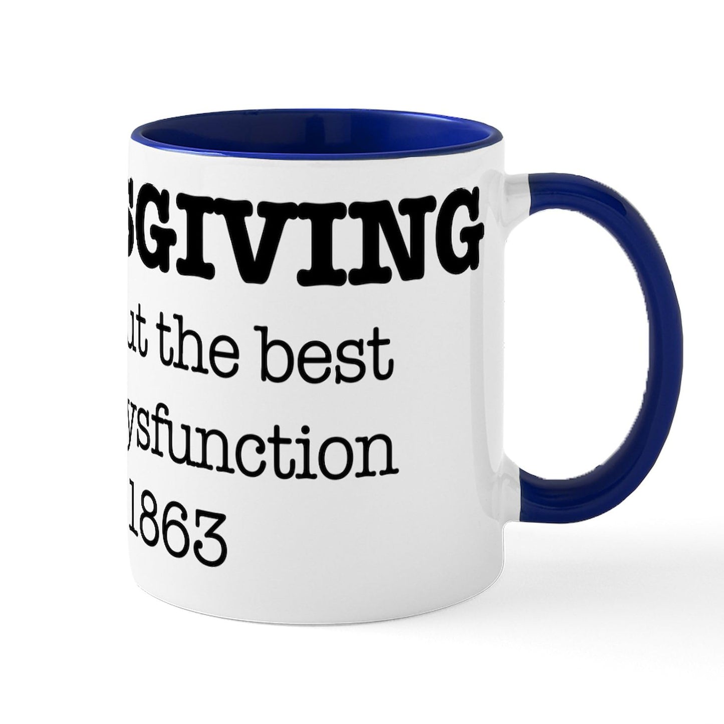 CafePress Happy Thanksgiving Turkey Mugs 11 oz (325 ml) Ceramic Coffee Mug