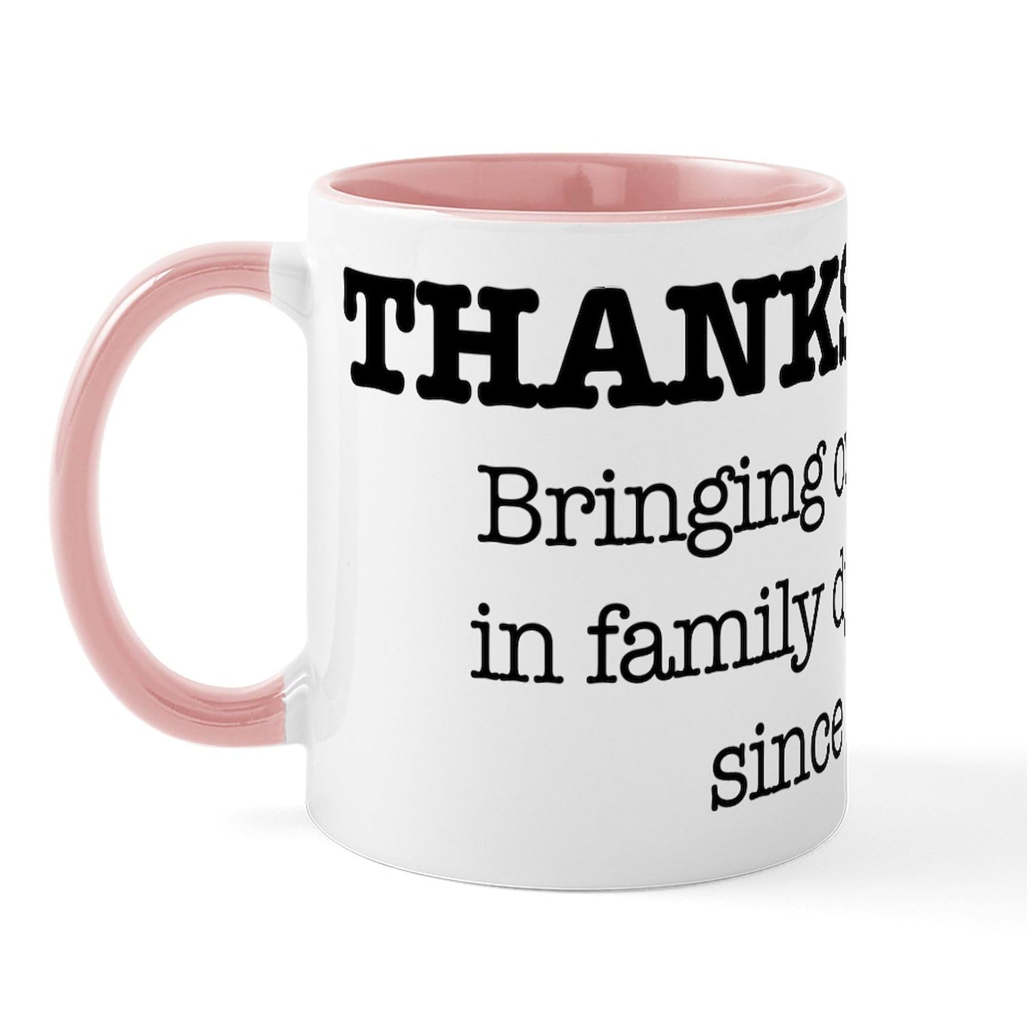 CafePress Happy Thanksgiving Turkey Mugs 11 oz (325 ml) Ceramic Coffee Mug