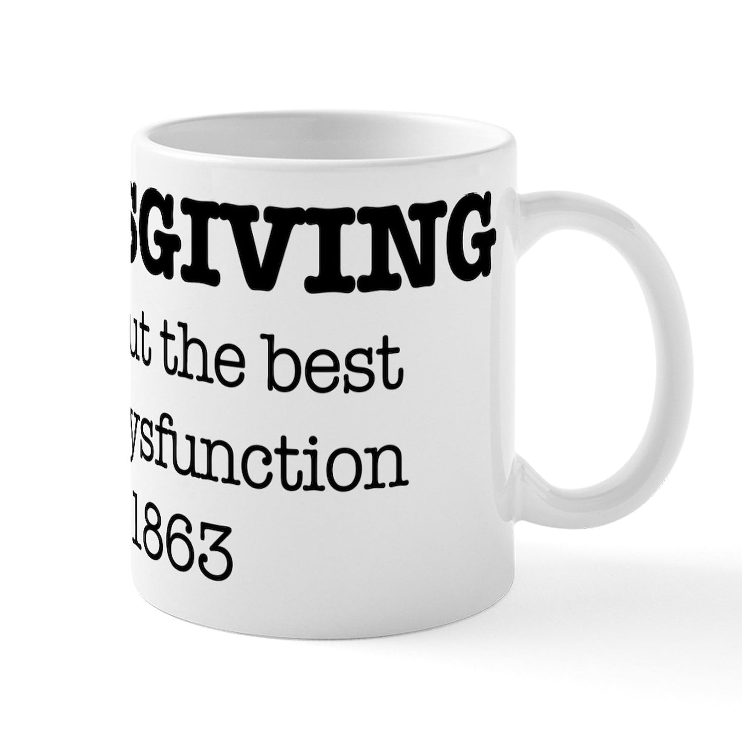 CafePress Happy Thanksgiving Turkey Mugs 11 oz (325 ml) Ceramic Coffee Mug