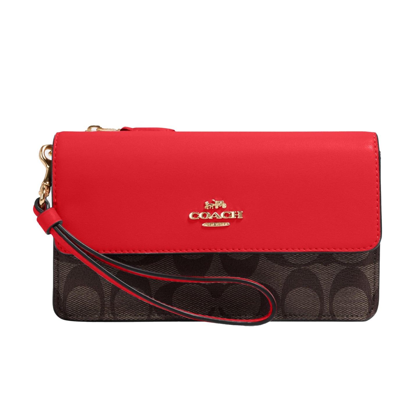 Coach Women's Signature Foldover Wristlet