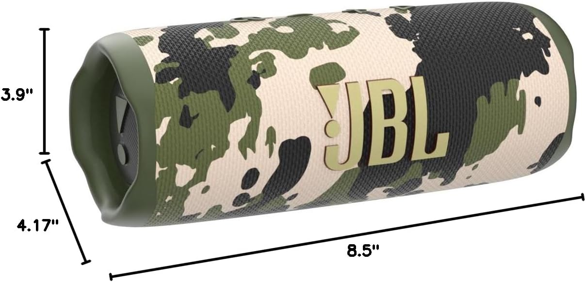 JBL Flip 6 - Portable Bluetooth Speaker, powerful sound and deep bass, IPX7 waterproof, 12 hours of playtime, JBL PartyBoost for multiple speaker pairing for home, outdoor and travel (Blue)