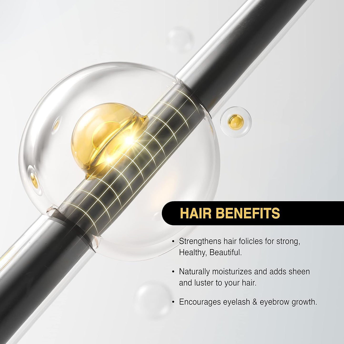 Tropic Isle Living Jamaican Black Castor Oil 8oz - For Hair Growth, Skin Conditioning, Eyebrows & Eyelashes, Scalp and Nail Care. Strengthen, Moisture & Repair