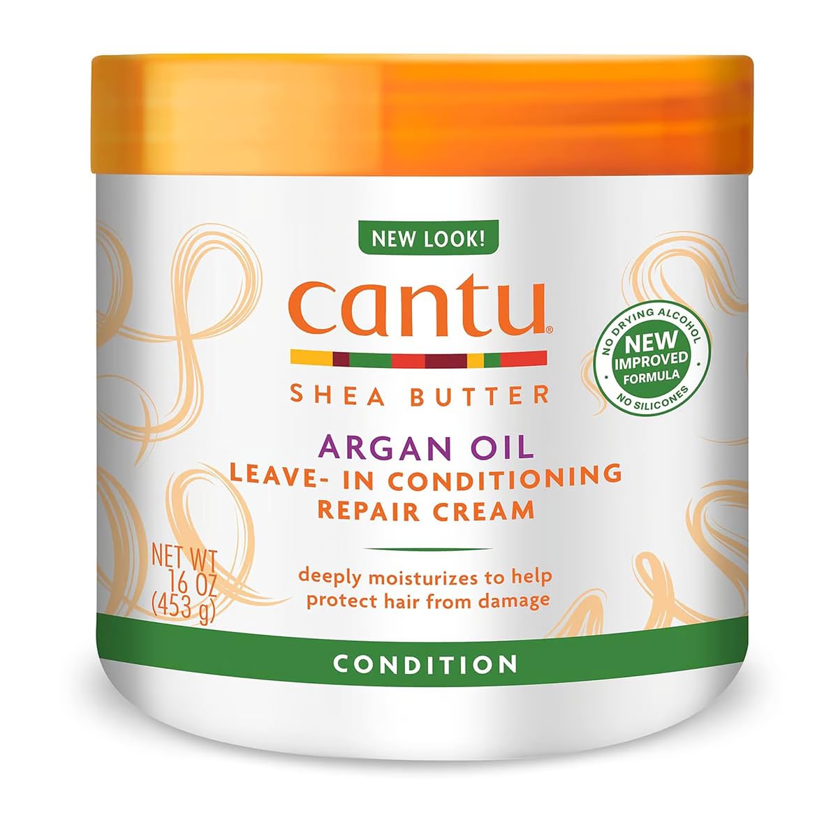 Cantu Leave-In Conditioning Repair Cream with Argan Oil, 16 oz