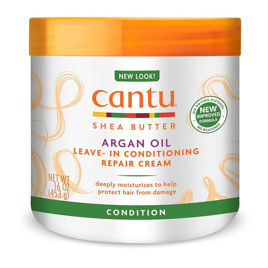 Cantu Leave-In Conditioning Repair Cream with Argan Oil, 16 oz