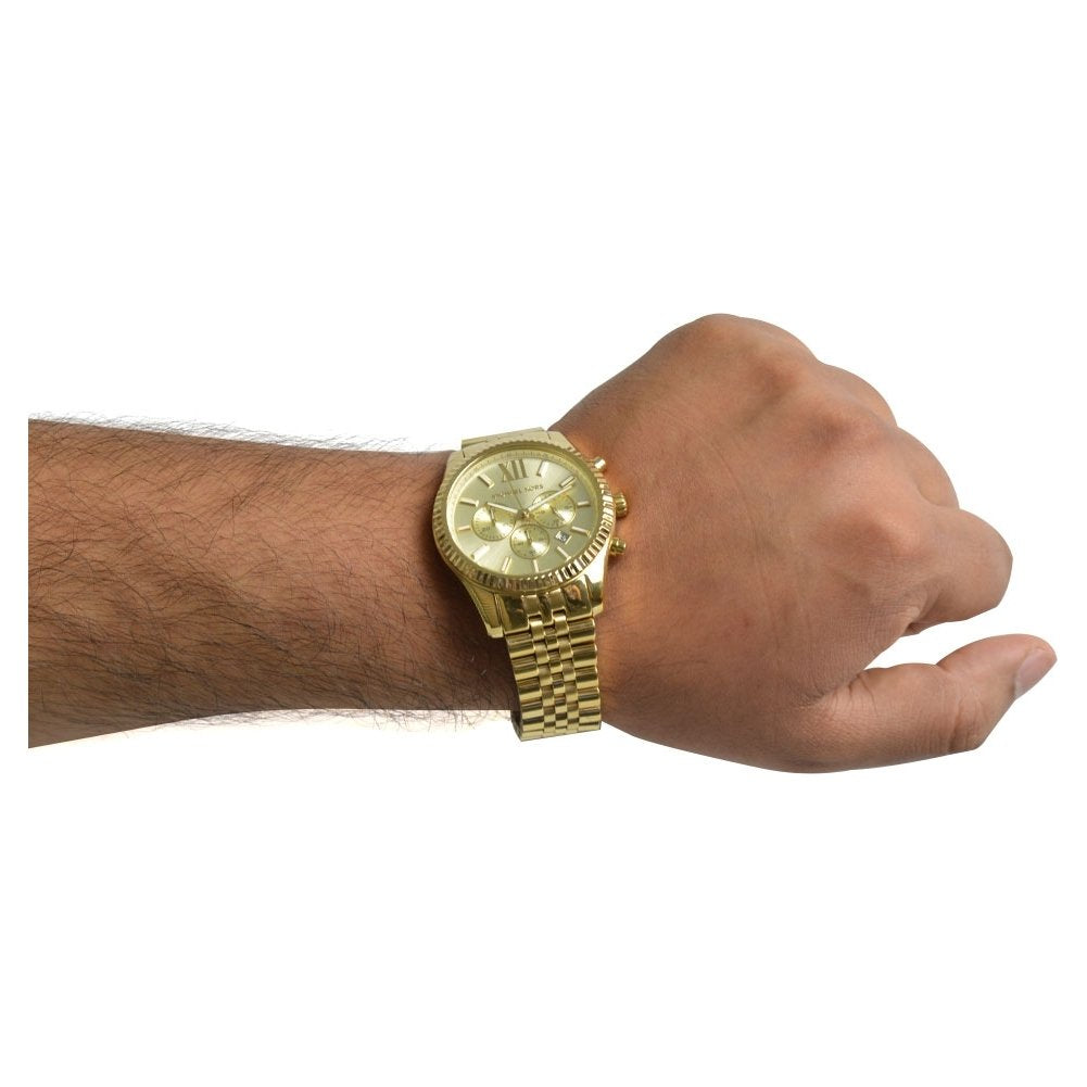 Michael Kors Lexington Men's Watch, Stainless Steel Bracelet Watch for Men