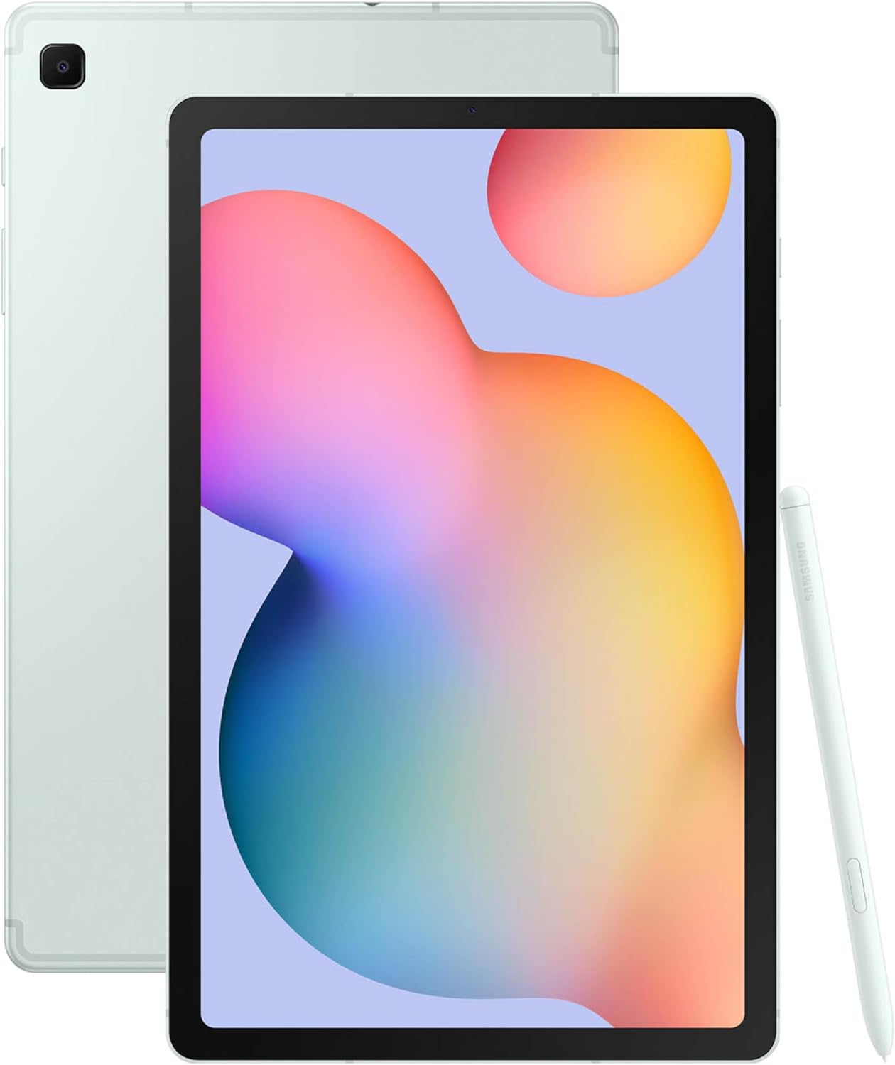 SAMSUNG Galaxy Tab S6 Lite (2024) 10.4' 128GB WiFi Android Tablet, S Pen Included, Gaming Ready, Long Battery Life, Slim Metal Design, Expandable Storage, US Version, Chiffon Pink, Amazon Exclusive