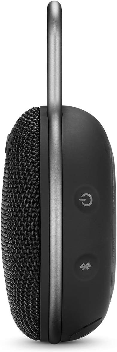 JBL Clip 3, Blue - Waterproof, Durable & Portable Bluetooth Speaker - Up to 10 Hours of Play - Includes Noise-Cancelling Speakerphone & Wireless Streaming