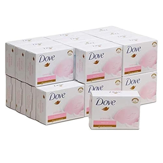 Dove Beauty Bar Soap Pink Rosa 6 Count for Soft, Smooth Skin, Cleans & Moisturizes 3.75 oz