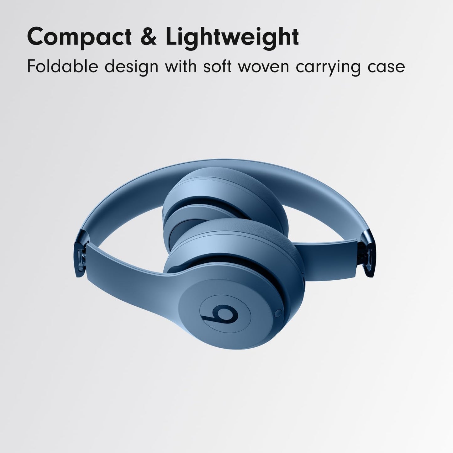 Beats Solo 4 - Wireless On-Ear Bluetooth Headphones, Up to 50-Hour Battery Life, Ultra-Lightweight Comfort, Powerful and Balanced Sound, Apple & Android Compatible - Black & Gold