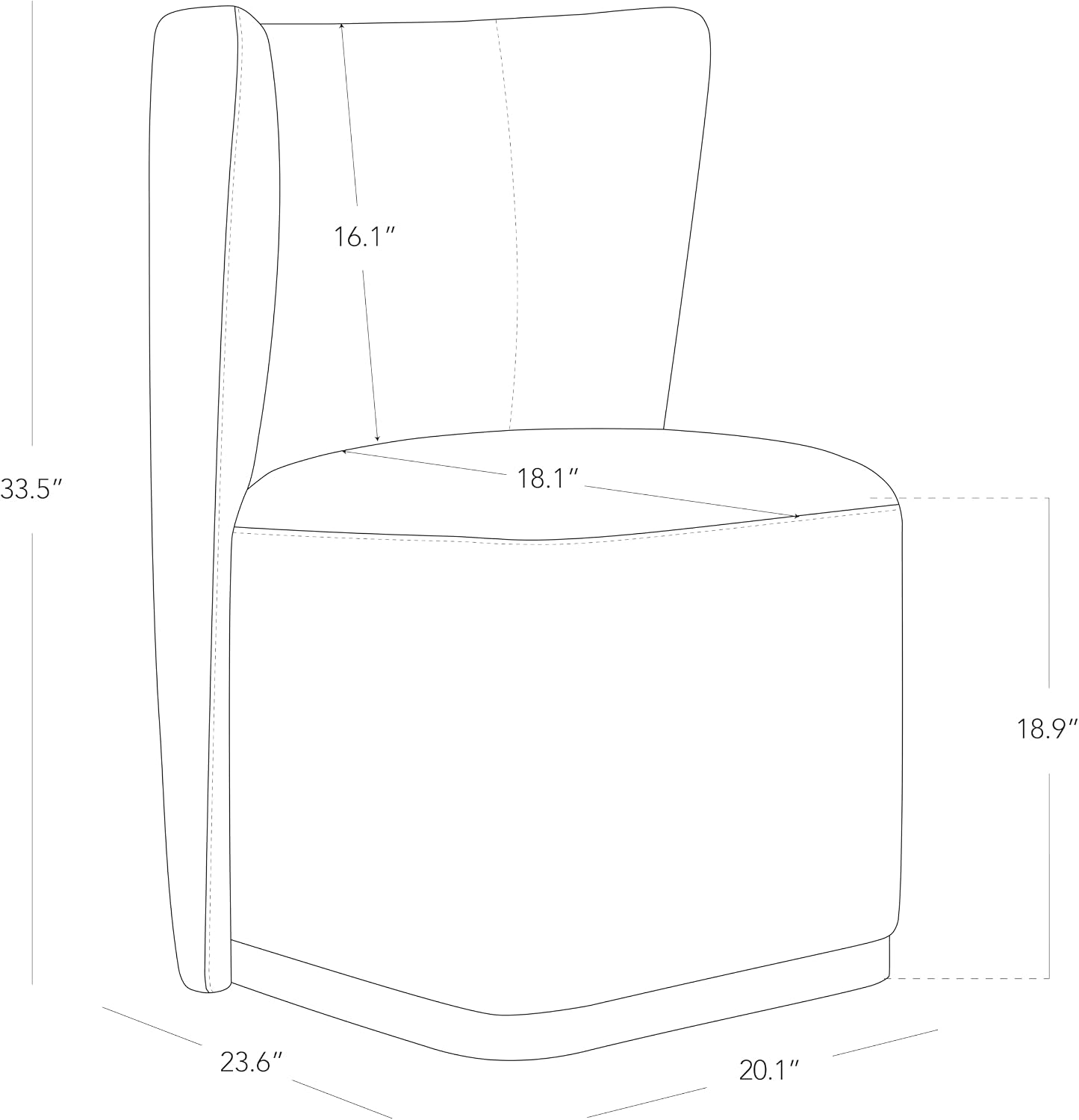 CHITA Upholstered Rolling Dining Chair with Casters Set of 2, Oatmeal | FSC Certified Modern Fabric Dining Chair with Casters, Boucle Dining Chairs for Reading Room Kitchen Dining Room