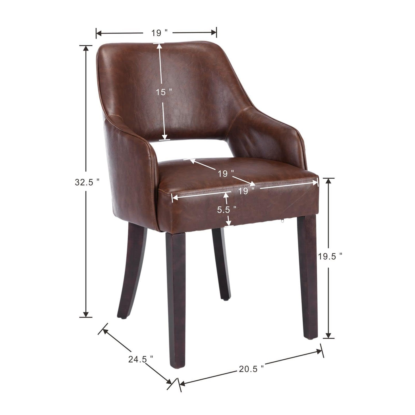 Linen Dining Chairs Set of 4 Upholstered Accent Chairs Side Chair with Wood Legs for Living Room/Dining Room/Bedroom/Restaurant, Cream