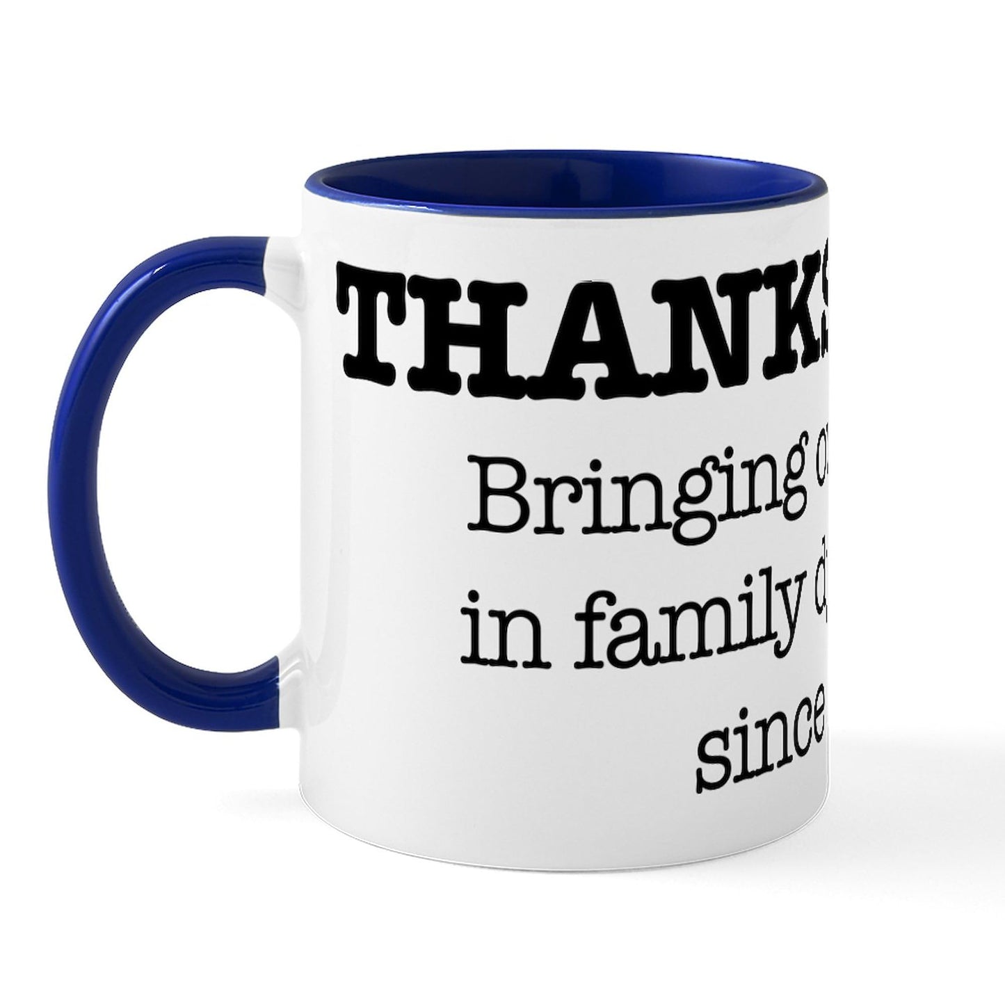 CafePress Happy Thanksgiving Turkey Mugs 11 oz (325 ml) Ceramic Coffee Mug