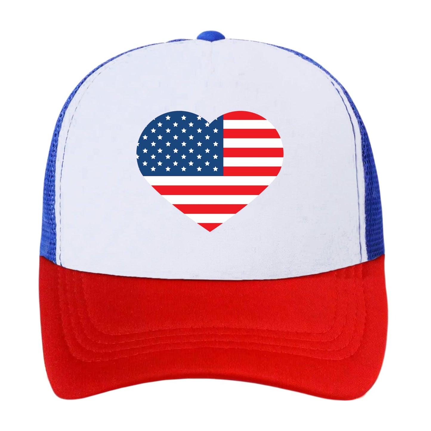 American Flag Trucker Hat USA Snapback Hat 4th of July Patriotic Hats for Men Women
