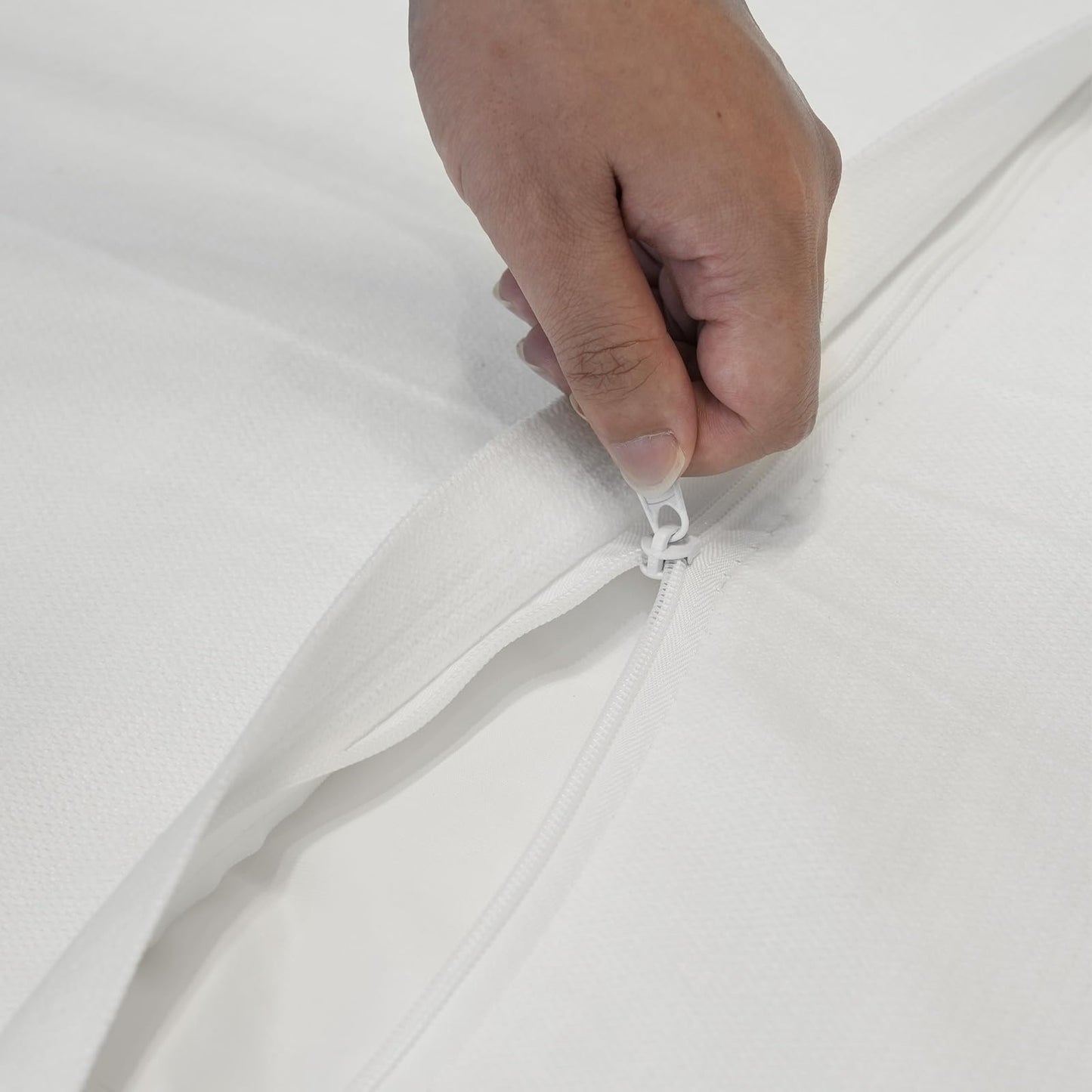 Cloud Modular Sectional Sofa with Storage Ottoman,120" L Shaped Sectional Couches for Living Room,Down Filled Comfort Minimalist Deep Sofa Couches for Office Apartment (White, 3 Seater+1 Ottoman)