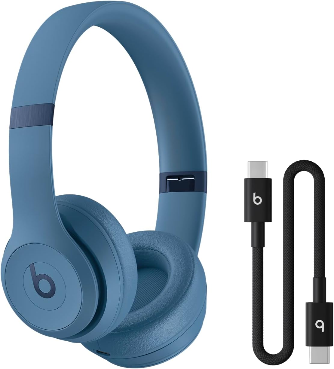 Beats Solo 4 - Wireless On-Ear Bluetooth Headphones, Up to 50-Hour Battery Life, Ultra-Lightweight Comfort, Powerful and Balanced Sound, Apple & Android Compatible - Black & Gold