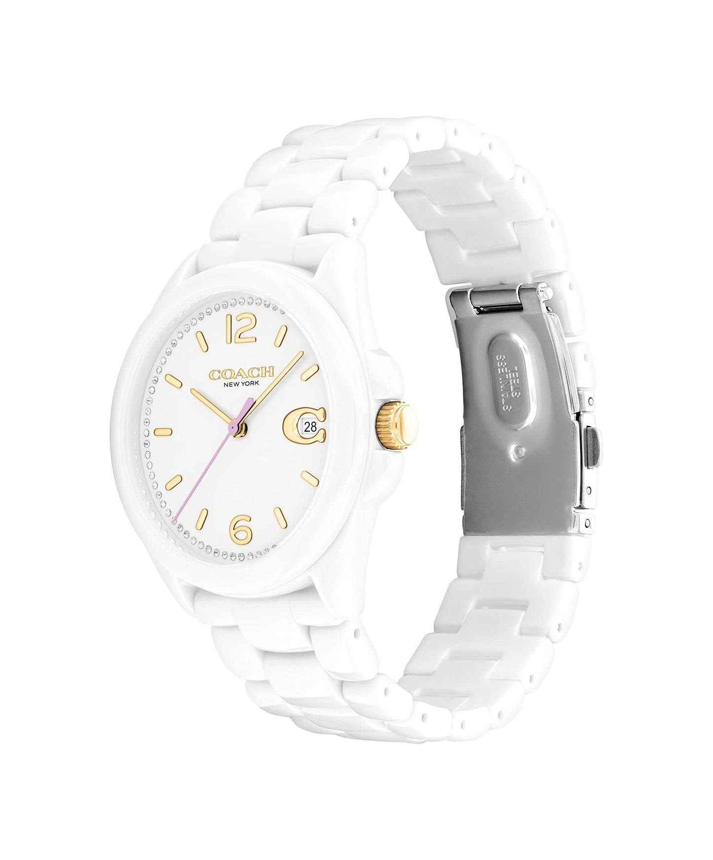 कोच ग्रेसन महिलाओं की सिरेमिक घड़ियाँ | हर अवसर के लिए सुंदरता को बढ़ाती हैं | जल प्रतिरोधी 