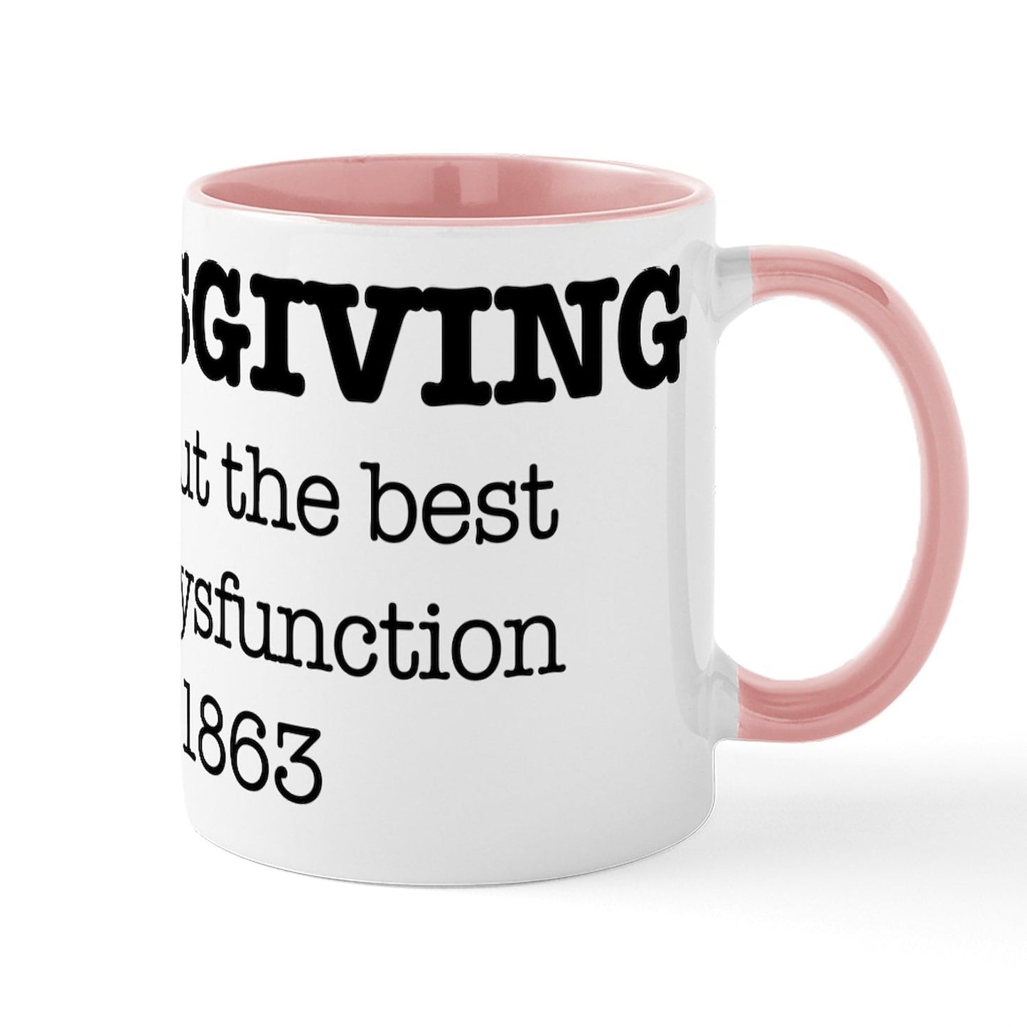 CafePress Happy Thanksgiving Turkey Mugs 11 oz (325 ml) Ceramic Coffee Mug