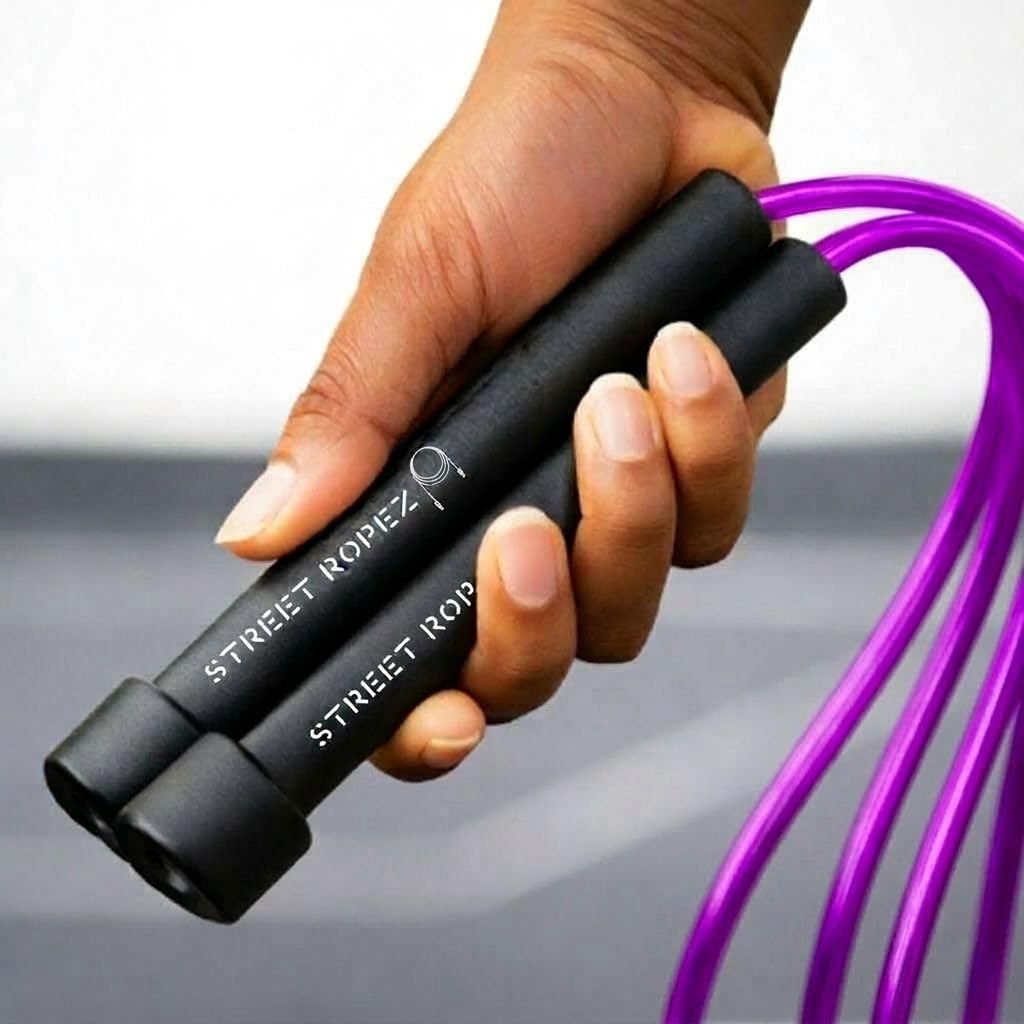 Street Ropez Royalty Double Dutch Jump Ropes (Set of 2) – 14 ft, Heavy-Weight, Tangle-Free, No Doubling Needed, Perfect for Beginners & Pros + Bonus Storage Bag