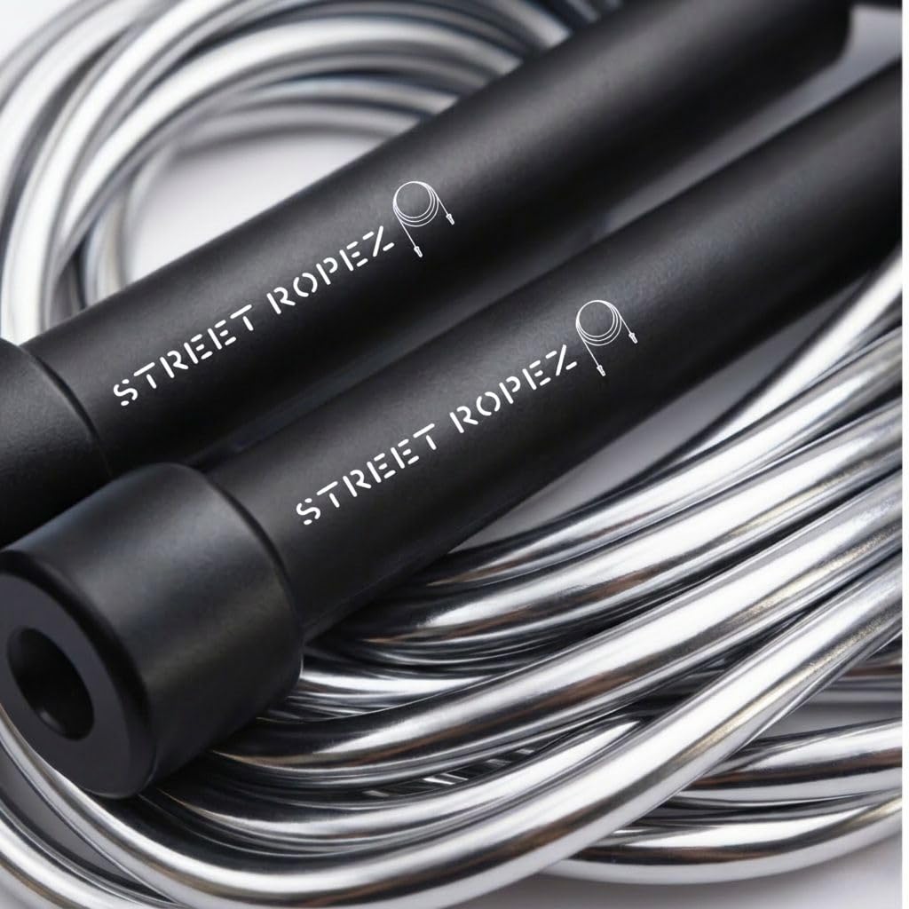 Street Ropez Royalty Double Dutch Jump Ropes (Set of 2) – 14 ft, Heavy-Weight, Tangle-Free, No Doubling Needed, Perfect for Beginners & Pros + Bonus Storage Bag