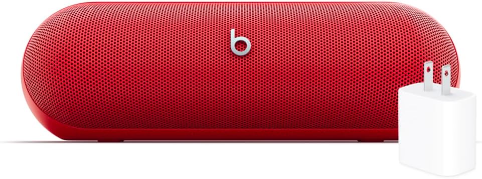 Beats Pill - Portable Bluetooth Speaker- Up to 24H Battery Life, Water Resistant, Bluetooth, Apple & Android Compatible, Seriously Loud Sound for Home, Outdoor and Travel- Champagne Gold